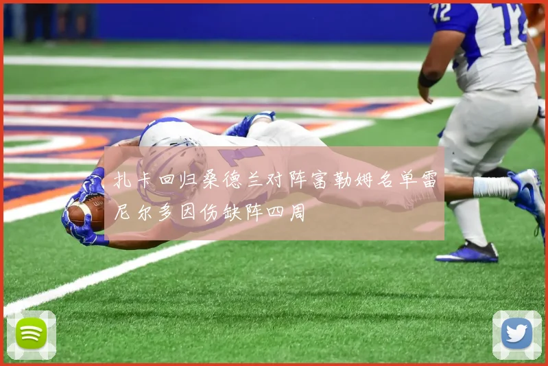 扎卡回归桑德兰对阵富勒姆名单雷尼尔多因伤缺阵四周