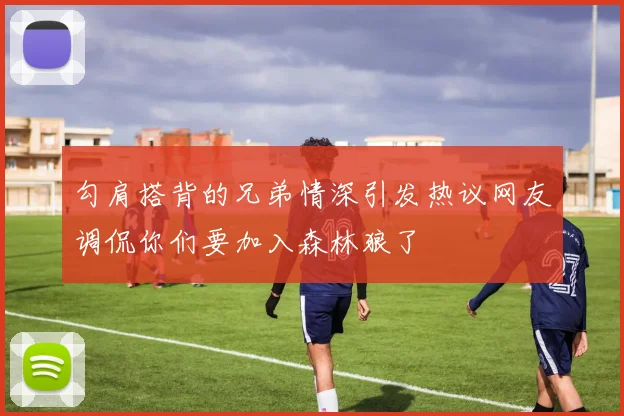 勾肩搭背的兄弟情深引发热议网友调侃你们要加入森林狼了